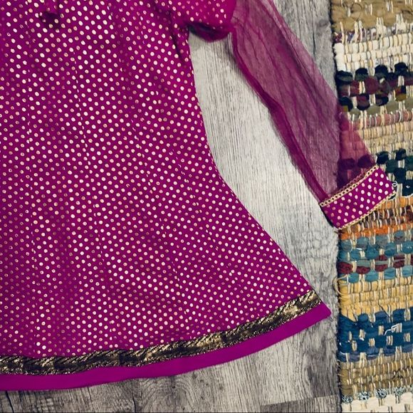 PRINCESS India Dress Up Lined Dress Rhinestones Lace 4T - Picture 12 of 15